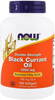 Фото Now Foods Black Currant Oil 1000 мг 100 капсул (01717)