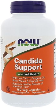 Фото Now Foods Candida Support 180 капсул (03319)