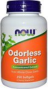 Фото Now Foods Odorless Garlic 250 капсул (01808)