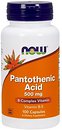Фото Now Foods Pantothenic Acid 500 мг 100 капсул (00486)