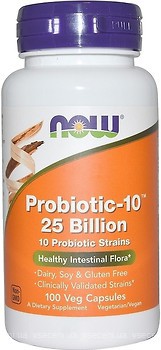 Фото Now Foods Probiotic-10 25 Billion 100 капсул (02933)