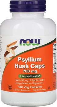 Фото Now Foods Psyllium Husks Caps 700 мг 180 капсул (05973)