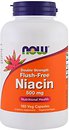 Фото Now Foods Niacin Double Strength Flush-Free 500 мг 180 капсул (00500)