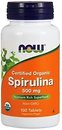 Фото Now Foods Spirulina Certified Organic 500 мг 100 таблеток (02696)