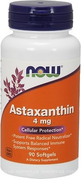 Фото Now Foods Astaxanthin 4 мг 90 капсул (02305)