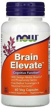 Фото Now Foods Brain Elevate 60 капсул (03303)