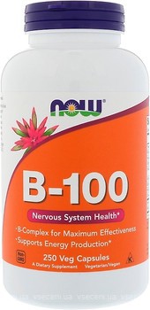 Фото Now Foods Vitamin B-100 250 капсул (00438)