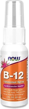 Фото Now Foods Vitamin B-12 Liposomal Spray 59 мл (03910)