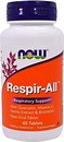 Фото Now Foods Respir-All 60 таблеток (03282)