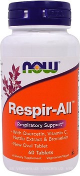 Фото Now Foods Respir-All 60 таблеток (03282)