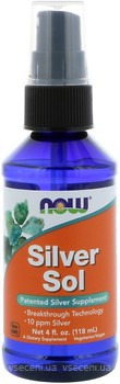 Фото Now Foods Silver Sol 118 мл (01407)
