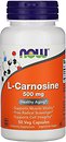Фото Now Foods L-Carnosine 500 мг 50 капсул