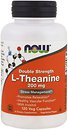 Фото Now Foods L-Theanine Двойная сила 200 мг 60 капсул (00147)