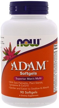 Фото Now Foods Adam Superior Men's Multi 90 капсул (03880)