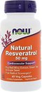 Фото Now Foods Natural Resveratrol 50 мг 60 капсул (03339)