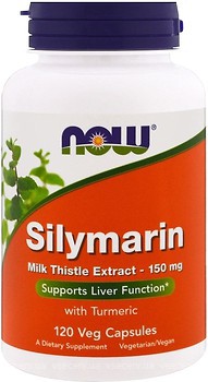 Фото Now Foods Silymarin Milk Thistle 150 мг 120 капсул (04737)