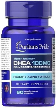Фото Puritan's Pride DHEA 100 мг 60 капсул