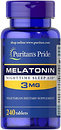 Фото Puritan's Pride Melatonin 3 мг 240 таблеток