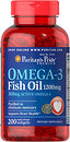 Фото Puritan's Pride Omega-3 Fish Oil 1200 мг 200 капсул