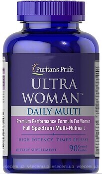 Фото Puritan's Pride Ultra Woman Daily Multi 90 капсул