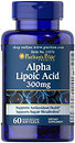 Фото Puritan's Pride Alpha Lipoic Acid 300 мг 60 капсул