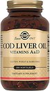 Фото Solgar Vitamins A and D Cod Liver Oil 100 капсул (SOL00940)