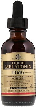 Фото Solgar Liquid Melatonin 10 мг 59 мл (SOL50380)