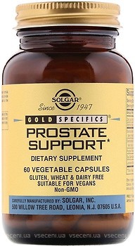 Фото Solgar Gold Specifics Prostate Support 60 капсул (SOL02295)