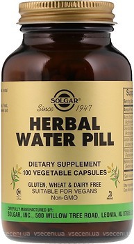 Фото Solgar Herbal Water Pill 100 капсул (SOL03947)