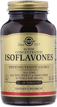 Фото Solgar Super Concentrated Isoflavones with Genistein & Daidzein 120 таблеток (SOL01459)