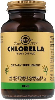 Фото Solgar Chlorella 100 капсул (SOL03818)