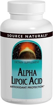 Фото Source Naturals Alpha Lipoic Acid 100 мг 120 таблеток