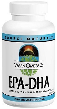 Фото Source Naturals Vegan Omega-3 EPA-DHA 300 мг 60 капсул (SN2459)