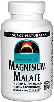 Фото Source Naturals Magnesium Malate 625 мг 200 капсул (SN1600)