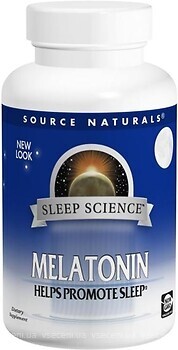Фото Source Naturals Sleep Science Melatonin со вкусом апельсина 1 мг 100 таблеток (SN0706)