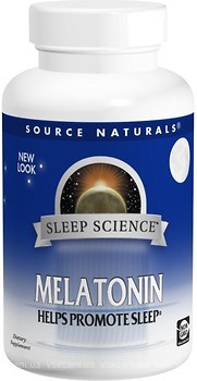 Фото Source Naturals Sleep Science Melatonin 3 мг 120 капсул (SN2406)