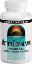 Фото Source Naturals Methyl Cobalamin Vitamin B-12 со вкусом вишни 5 мг 60 леденцов (SN1329)