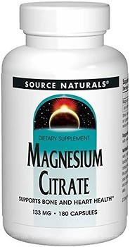 Фото Source Naturals Magnesium Citrate 133 мг 180 капсул (SN2100)