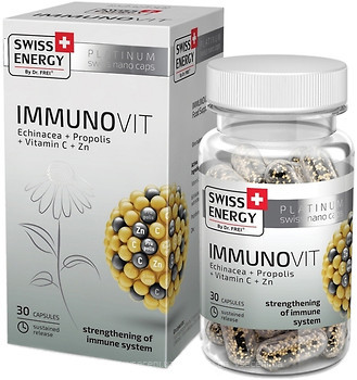 Фото Swiss Energy ImmunoVit 30 капсул