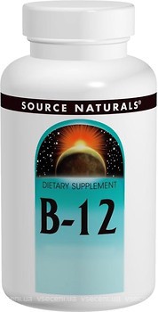 Фото Source Naturals Vitamin B-12 2000 мкг 200 таблеток