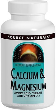 Фото Source Naturals Calcium & Magnesium 300 мг 250 таблеток (SNS0304)