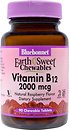 Фото Bluebonnet Nutrition EarthSweet Chewables Vitamin B12 со вкусом малины 2000 мкг 90 таблеток