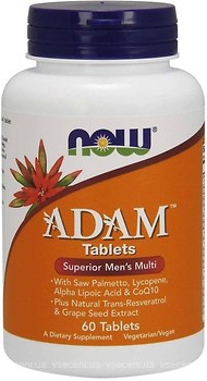 Фото Now Foods Adam Men's Multi 60 таблеток (03875)