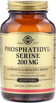 Фото Solgar Phosphatidylserine 200 мг 60 капсул (SOL02208)
