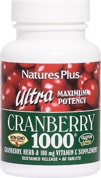 Фото Nature's Plus Ultra Cranberry 1000 мг 60 таблеток (3952)