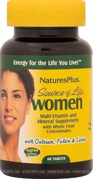 Фото Nature's Plus Source of Life Women 60 таблеток (3095)