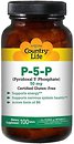 Фото Country Life P-5-P (Pyridoxal 5' Phosphate) 50 мг 100 таблеток (CLF-06237)