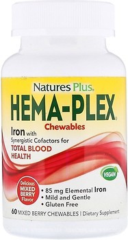 Фото Nature's Plus Hema-Plex 60 капсул (3768)