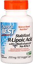 Фото Doctor's Best Stabilized R-Lipoic Acid 200 мг 60 капсул (DRB00278)