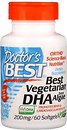 Фото Doctor's Best Vegetarian DHA from Algae 200 мг 60 капсул (DRB00296)